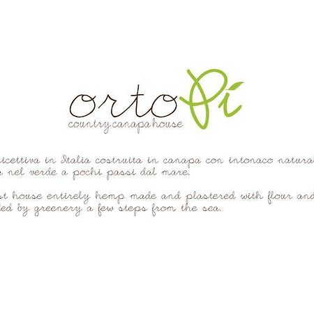 Ortopi Country Canapa House Porto Recanati Eksteriør bilde